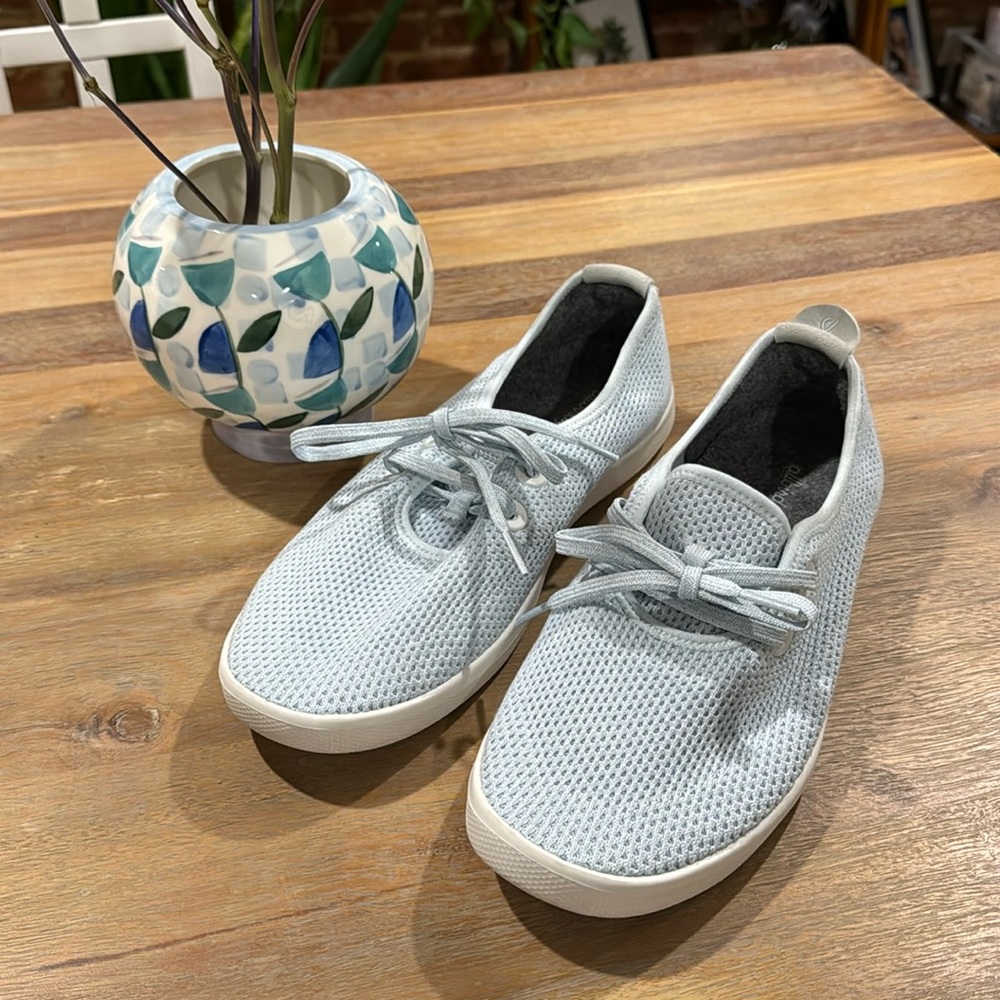 New Men’s Allbirds Tree Runners 9, Light Blue